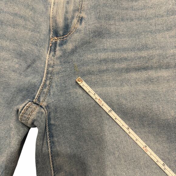 PAIGE Women’s Light Blue Denim Skyline Ankle Peg Straight Jeans size 24 - Picture 4 of 5